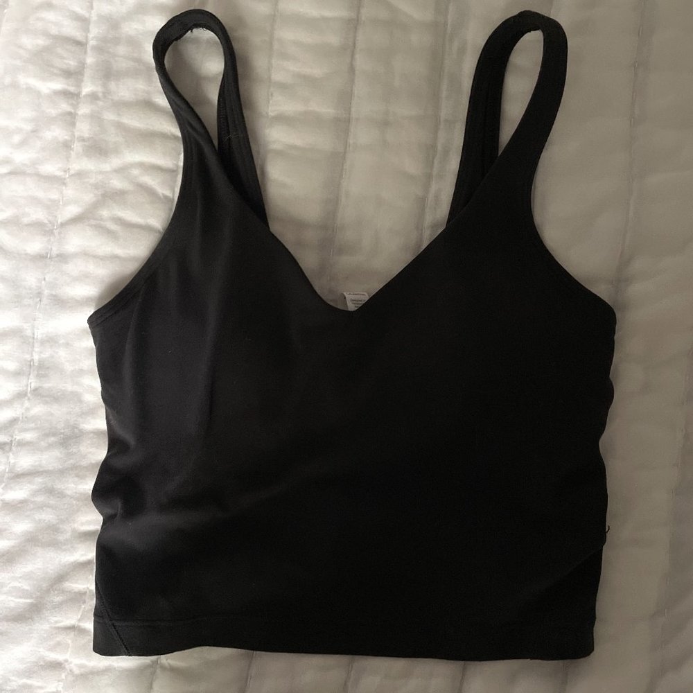 Black Lululemon Align Tank Size 2
